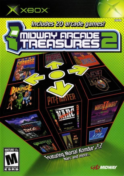 Midway Arcade Treasures 2 cover art for Xbox XBOX video game