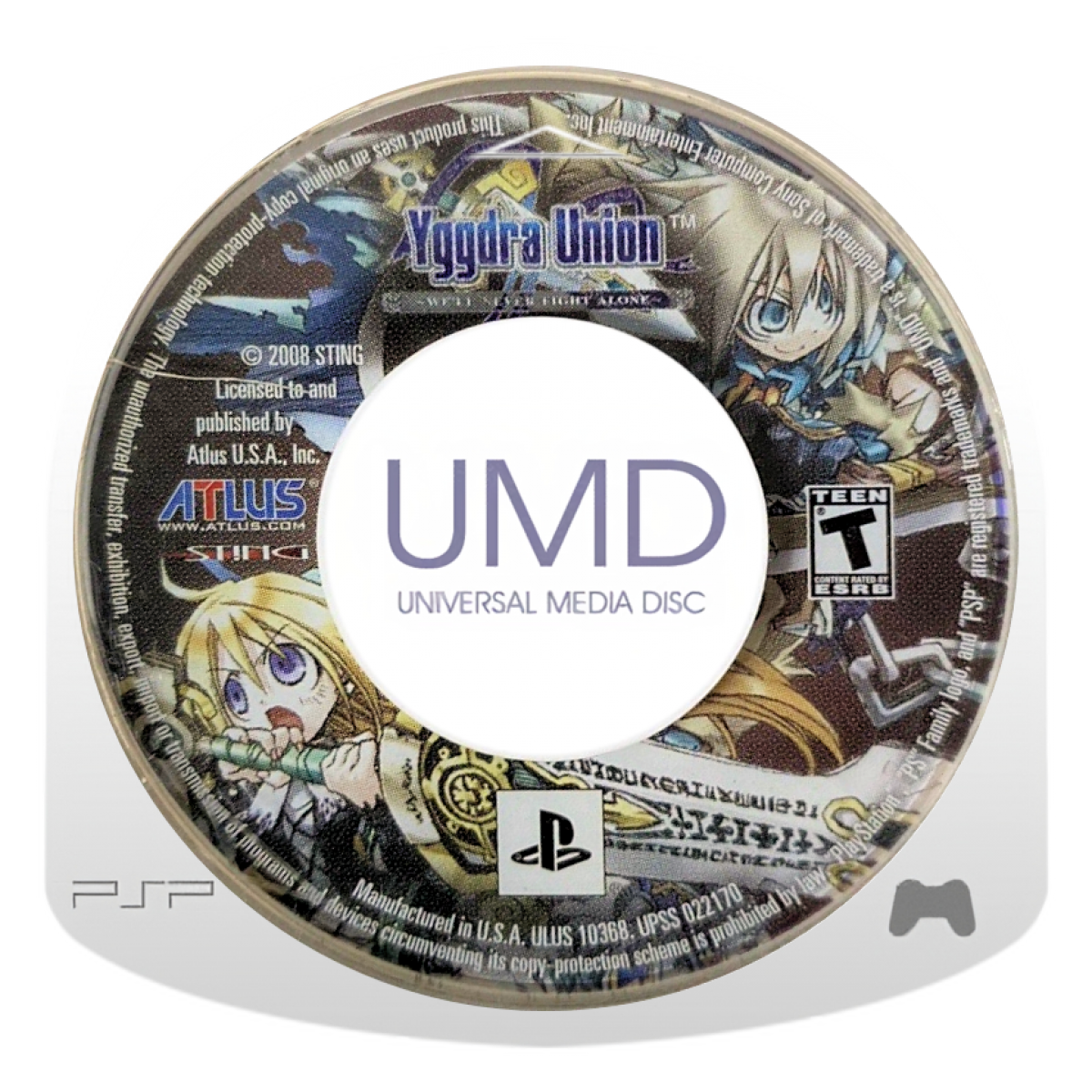 Yggdra Union: We'll Never Fight Alone  UMD for PlayStation Portable (PSP) tactical role-playing game