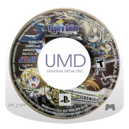 Yggdra Union: We'll Never Fight Alone  UMD for PlayStation Portable (PSP) tactical role-playing game