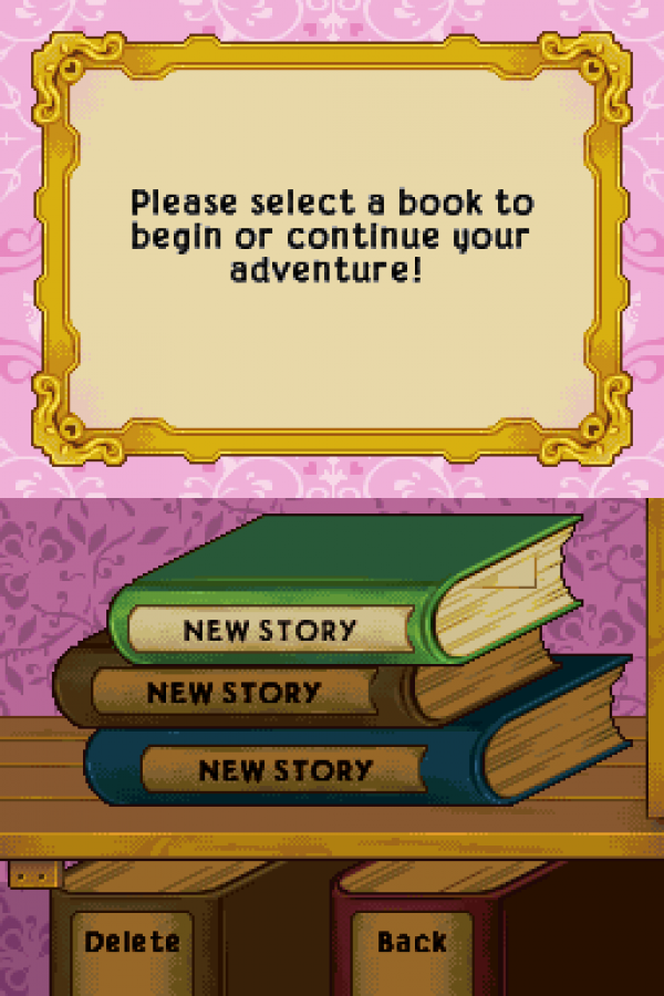 Barbie and the Three Musketeers – Nintendo DS: Join Barbie on a swashbuckling adventure as she trains to become a musketeer and saves the kingdom with courage and style save screen