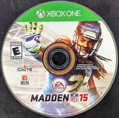 Madden NFL 15 – Xbox One: Experience authentic NFL gameplay with improved defense, realistic graphics, and enhanced game-day presentation disc
