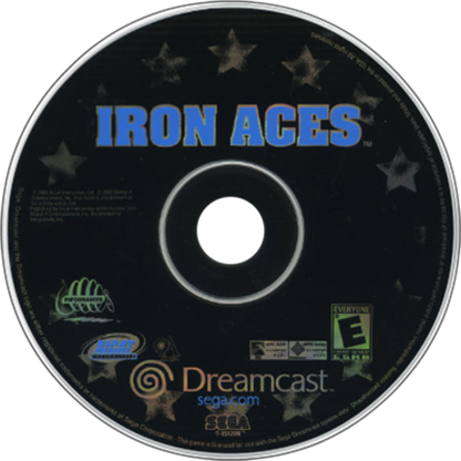 Iron Aces Sega Dreamcast retro video game combat flight simulator disc