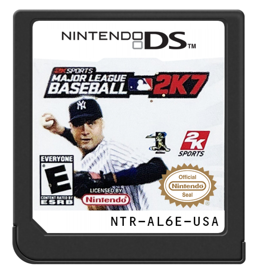 Major League Baseball 2K7 cartridge for Nintendo DS (DS) baseball sports video game