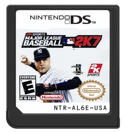 Major League Baseball 2K7 cartridge for Nintendo DS (DS) baseball sports video game
