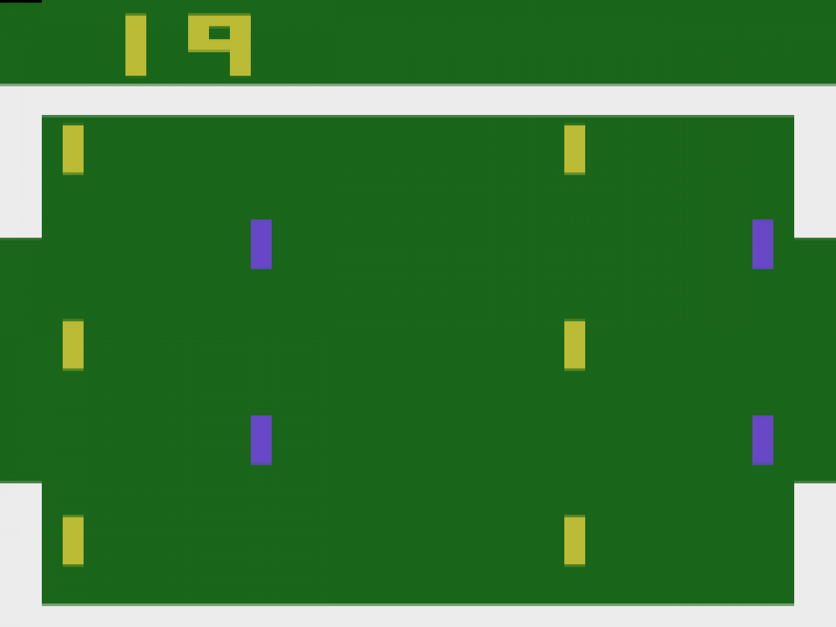 Video Olympics gameplay art for Atari 2600 video game 