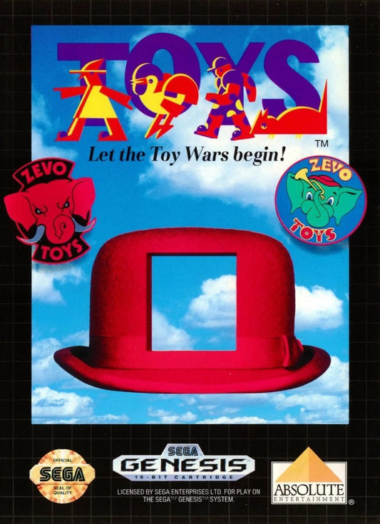 Toys cover art for Sega Genesis (GEN) video game