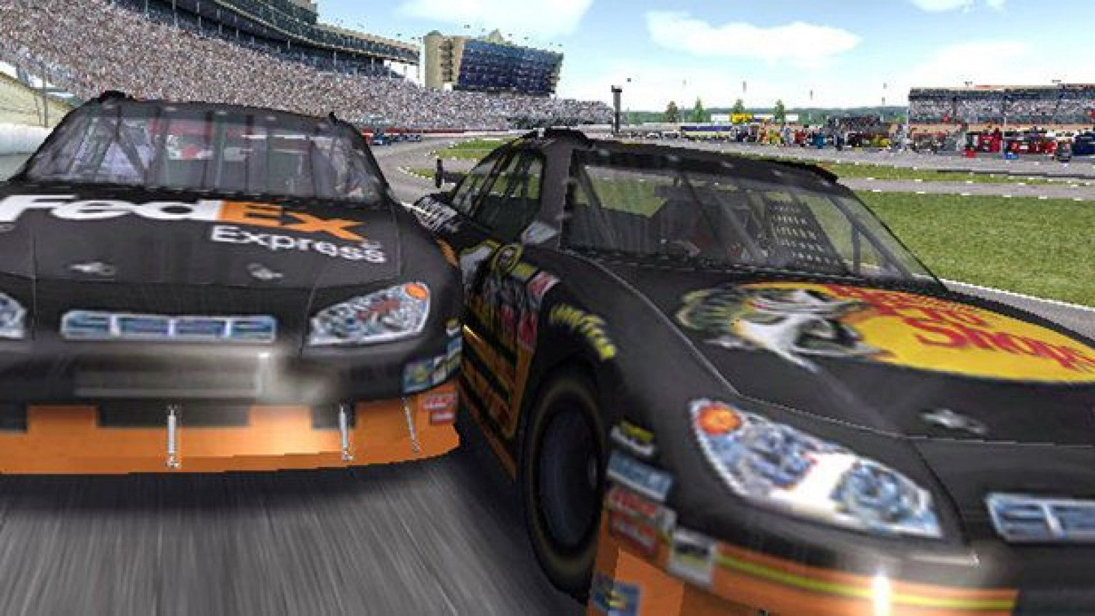 NASCAR 09 – PlayStation 2 (PS2) stock car racing sports video game gameplay