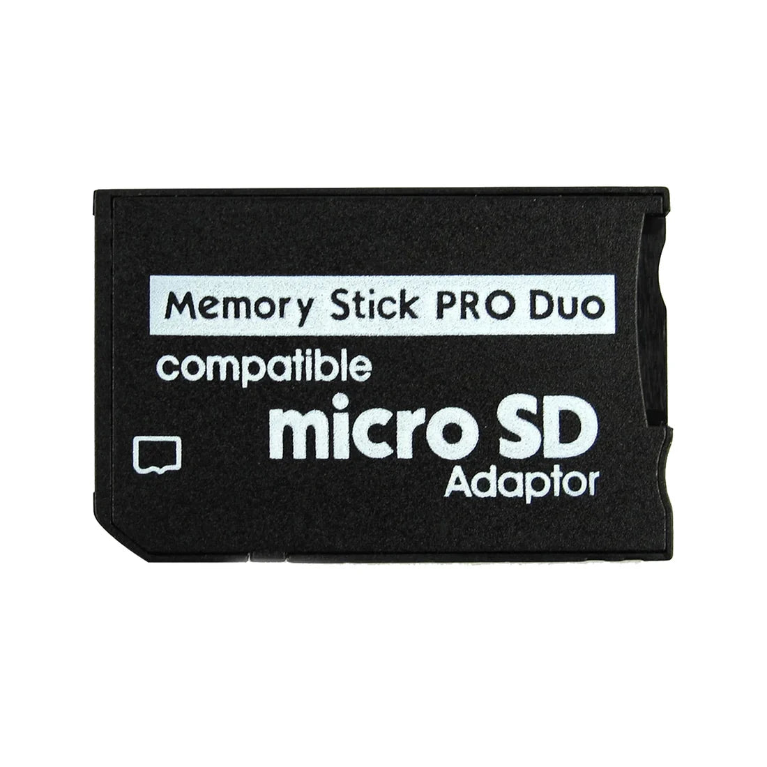 Memory Stick DS to Pro Duo Adapter PSP Accessory memory card adapter storage expansion accessory compatible with Sony PlayStation Portable PSP system Pro Duo memory card support portable gaming hardware retro video game accessory PSP 