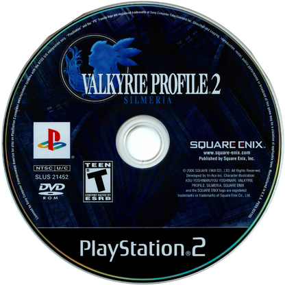 Valkyrie Profile 2 Silmeria PlayStation 2 PS2 retro video game JRPG disc (2006)