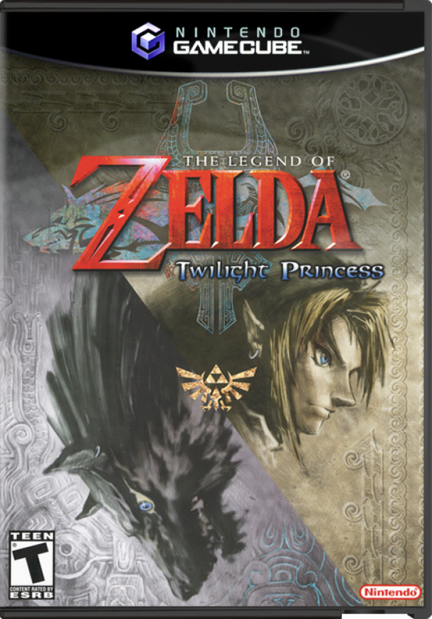  The Legend of Zelda: Twilight Princess – GameCube (GC) Front Box Art HD Image for this Classic Nintendo Zelda Game