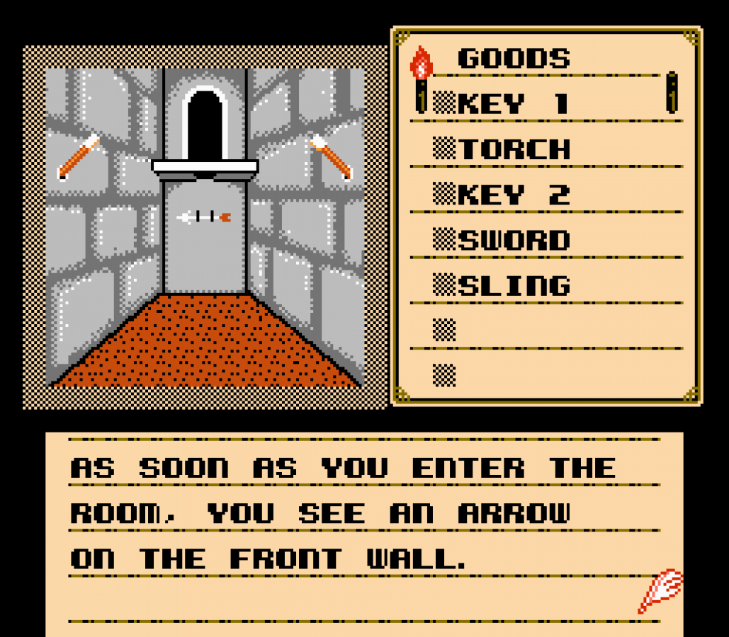 Shadowgate Nintendo Entertainment System NES video game featuring fantasy adventure gameplay castle exploration puzzle solving item collection mysterious environments dangerous traps and challenging point and click style gameplay classic 8 bit retro video game collection collectible gaming appeal gameplay