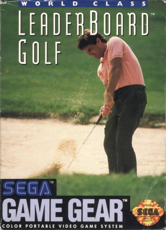 Leaderboard Golf cover art for Sega Game Gear GG video game