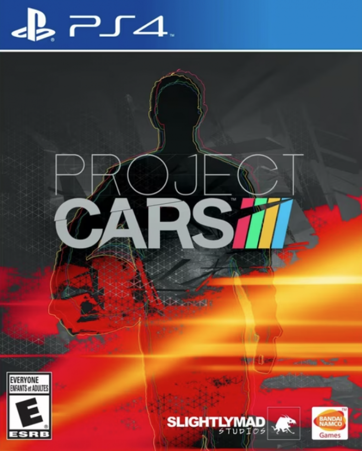 Project Cars – PlayStation 4 (PS4) video game cover image, realistic racing simulation.