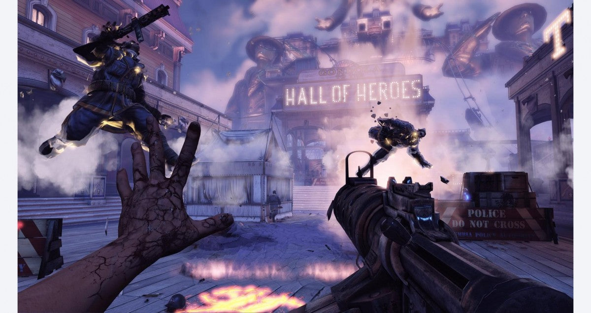 BioShock Infinite The Complete Edition PlayStation 3 PS3 video game featuring first person shooter action adventure gameplay floating city of Columbia exploration immersive story supernatural powers intense combat and iconic characters PlayStation 3 retro video game collection collectible gaming appeal gameplay