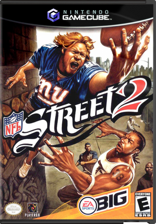 NFL Street 2 cover art for Nintendo GameCube GC video game