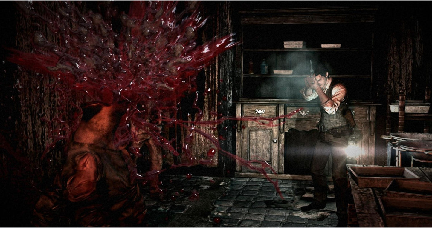 The Evil Within – Xbox One (XONE) gameplay for survival horror video game