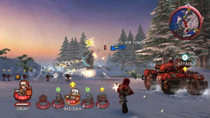 Battalion Wars 2 gameplay art for Nintendo Wii (Wii) video game 