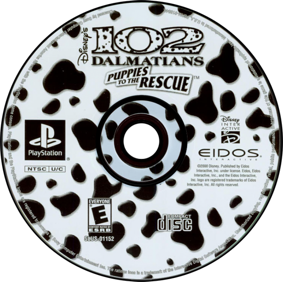 102 Dalmatians Puppies to the Rescue PlayStation 1 PS1 for retro video game enthusiasts featuring action adventure platforming gameplay colorful cartoon worlds puzzle solving collectible items family friendly exploration movie inspired story and collectible gaming appeal disc