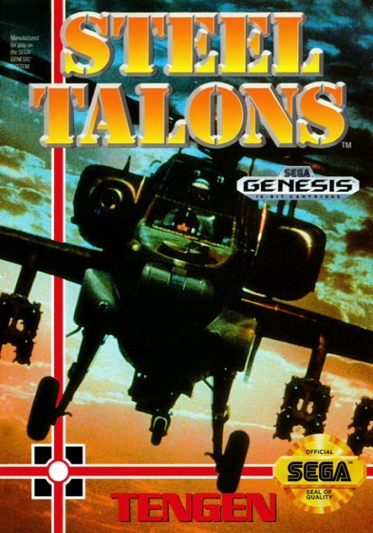 Steel Talons cover art for Sega Genesis (GEN) video game