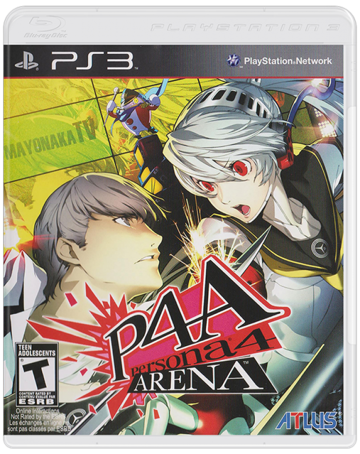 Persona 4 Arena cover art for PlayStation 3 (PS3) video game
