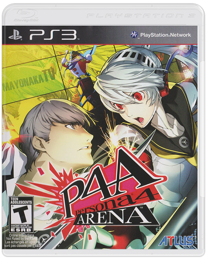 Persona 4 Arena cover art for PlayStation 3 (PS3) video game