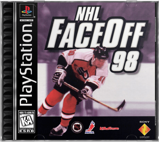 NHL FaceOff 98 cover art for PlayStation 1 (PS1) video game