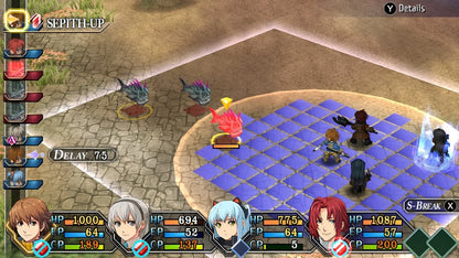 Legend of Heroes Trails From Zero for Nintendo Switch featuring story driven JRPG gameplay set in the Crossbell arc gameplay