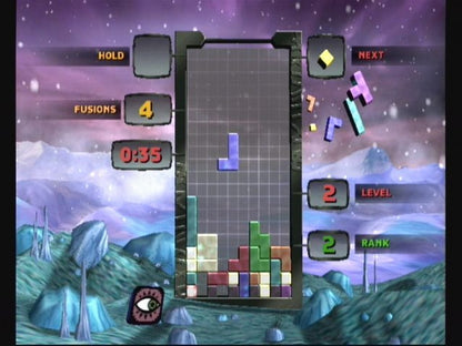 Tetris Worlds gameplay for Nintendo GameCube (GC) puzzle video game