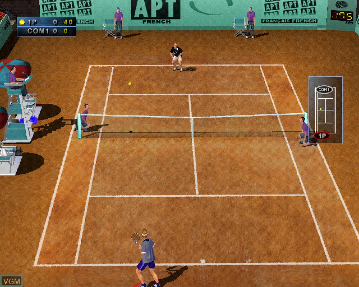 Agassi Tennis Generation PS2 sports tennis video game gameplay