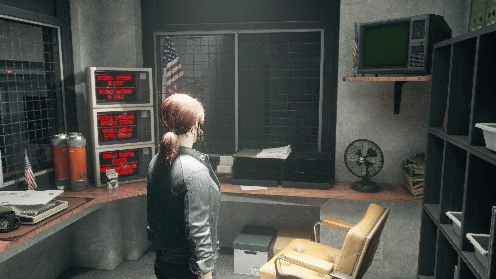 Control for PlayStation 4, gameplay for an action-adventure third-person shooter video game with supernatural powers, sci-fi mystery, cinematic combat, and paranormal exploration gameplay