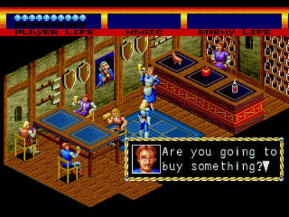 Light Crusader Sega Genesis retro video game action RPG gameplay (1995)