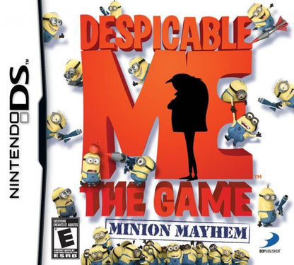 Despicable Me: Minion Mayhem cover art for Nintendo DS (DS) animated movie-based adventure video game