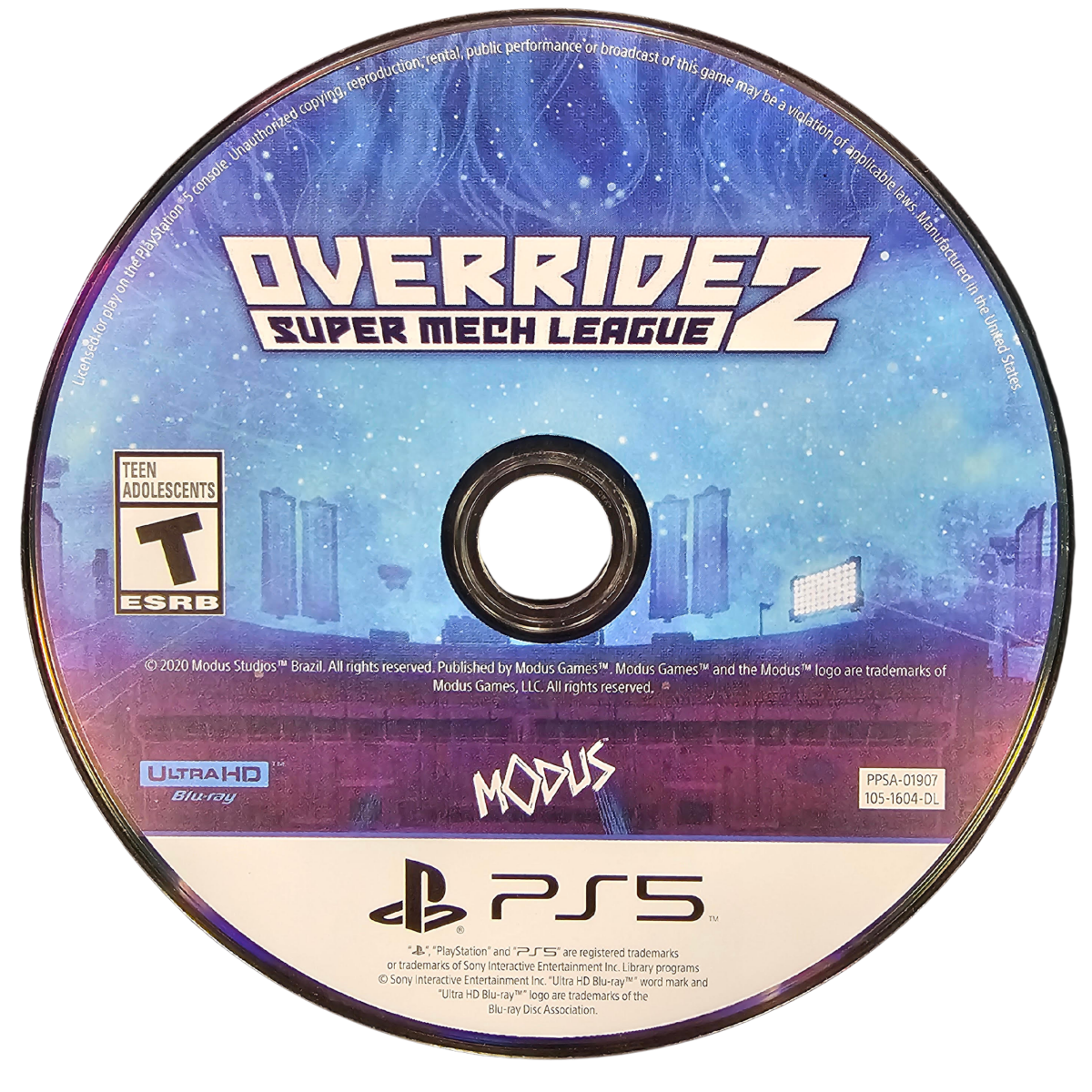 Override 2 Super Mech League PlayStation 5 PS5 for arcade fighting video game fans featuring giant mech battles fast paced combat powerful robot abilities arena environments customizable mechs competitive multiplayer matches special attacks and explosive action packed gameplay collectible gaming appeal game disc