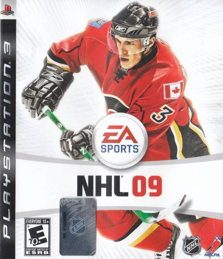 NHL 09 cover art for PlayStation 3 PS3 video game