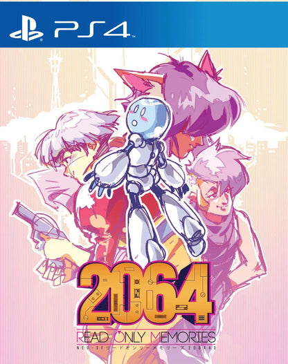 2064: Read Only Memories cover art for PlayStation 4 (PS4) cyberpunk adventure game