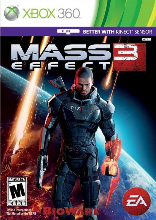 Mass Effect 3 cover art for Xbox 360 (X360) video game