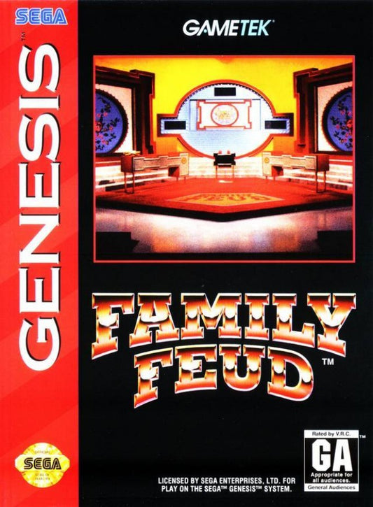 Family Feud cover art for Sega Genesis (GEN) video game