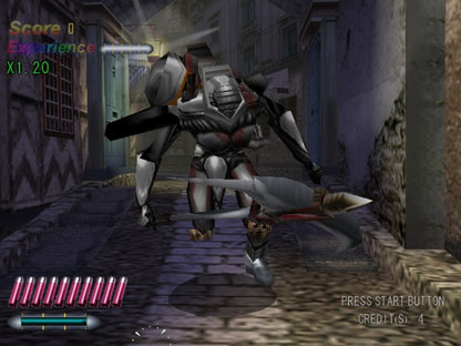Death Crimson OX Sega Dreamcast retro video game light gun shooter gameplay