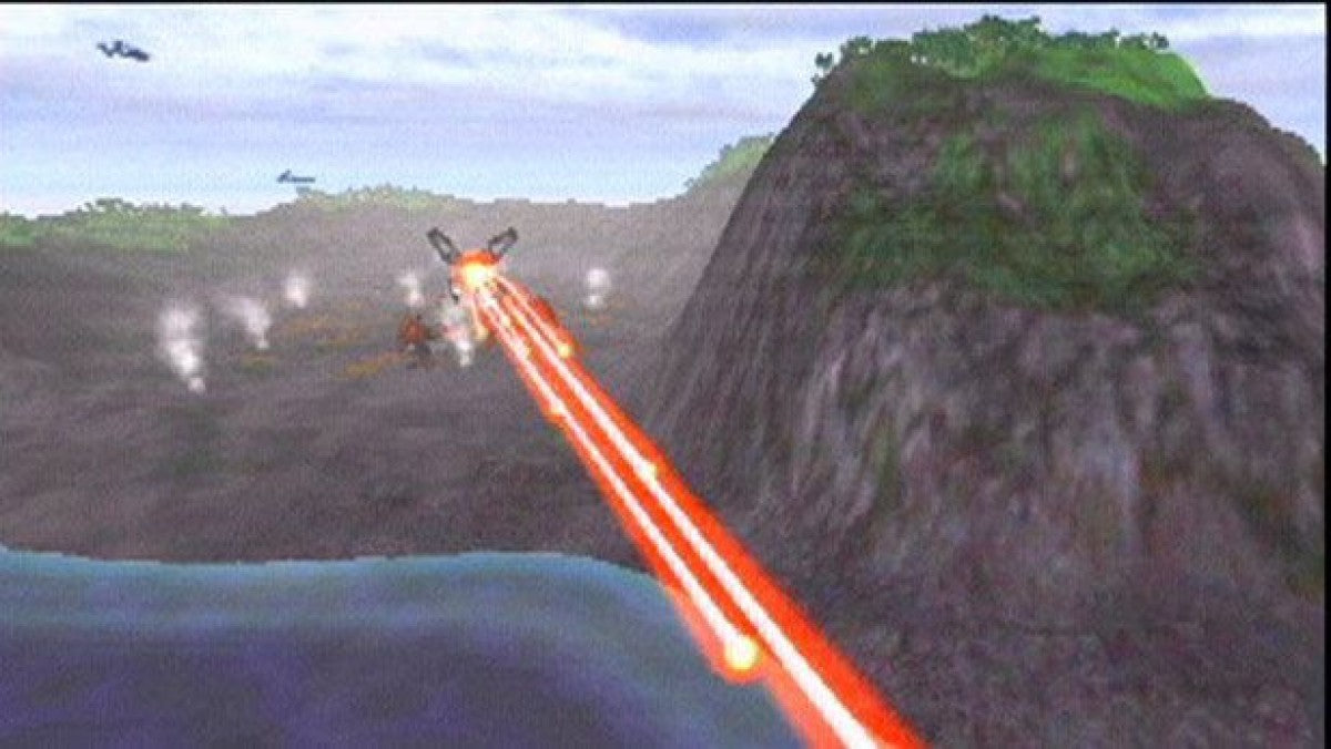Battle Engine Aquila PlayStation 2 retro video game vehicular combat shooter gameplay (2003)