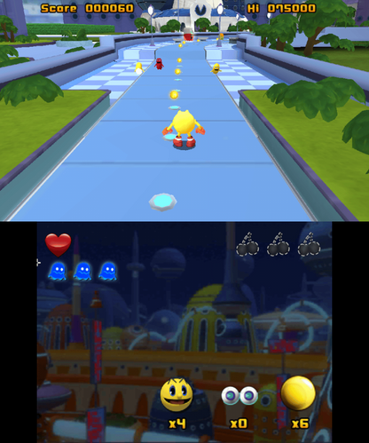 Pac-Man and the Ghostly Adventures 2 gameplay for Nintendo 3DS (3DS) action platformer video game