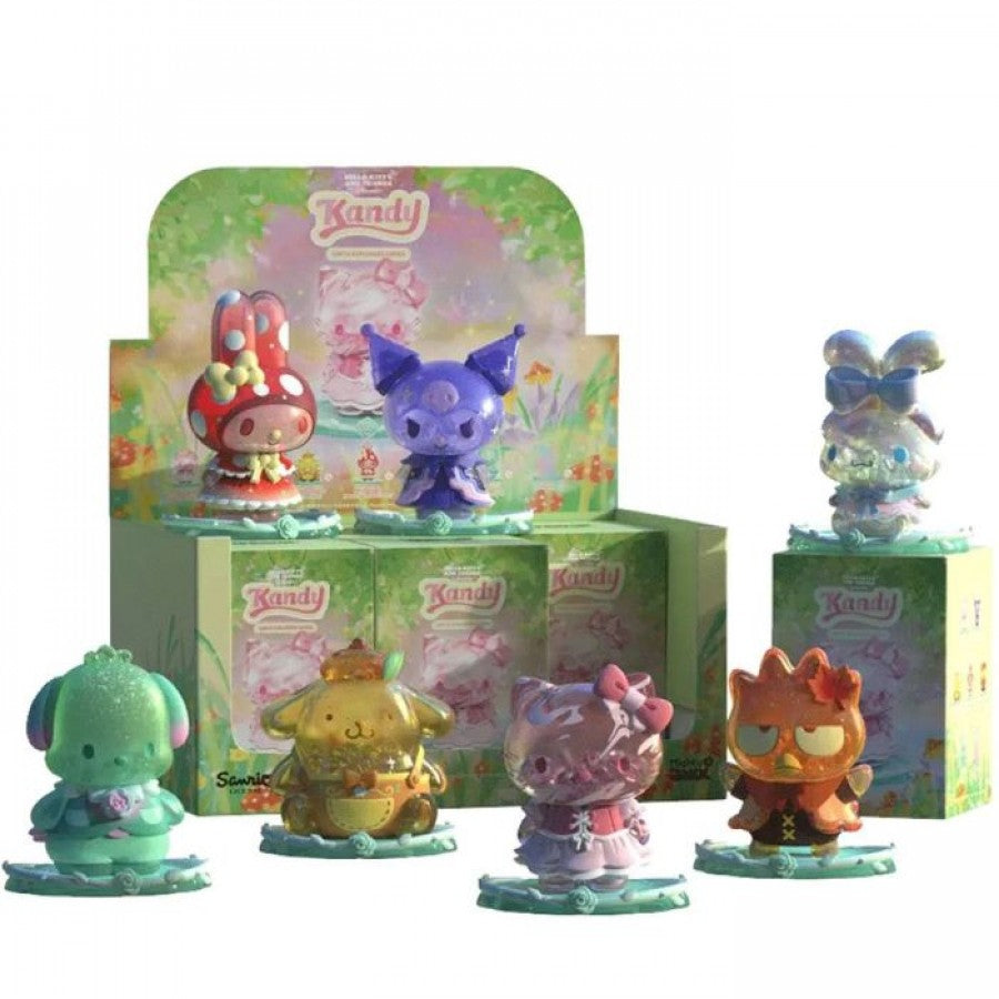 Sanrio Earth Explorer Kandy Series Blind Box collectible Sanrio figures featuring Hello Kitty and popular Sanrio characters colorful explorer themed designs detailed miniature figures randomized mystery packaging decorative display pieces collectible character merchandise and fan collection appeal