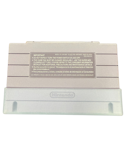 Soul Blazer for Super Nintendo with classic action-RPG adventure theme cartridge back