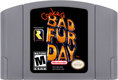 Conkers Bad Fur Day cartridge for Nintendo 64 N64 video game