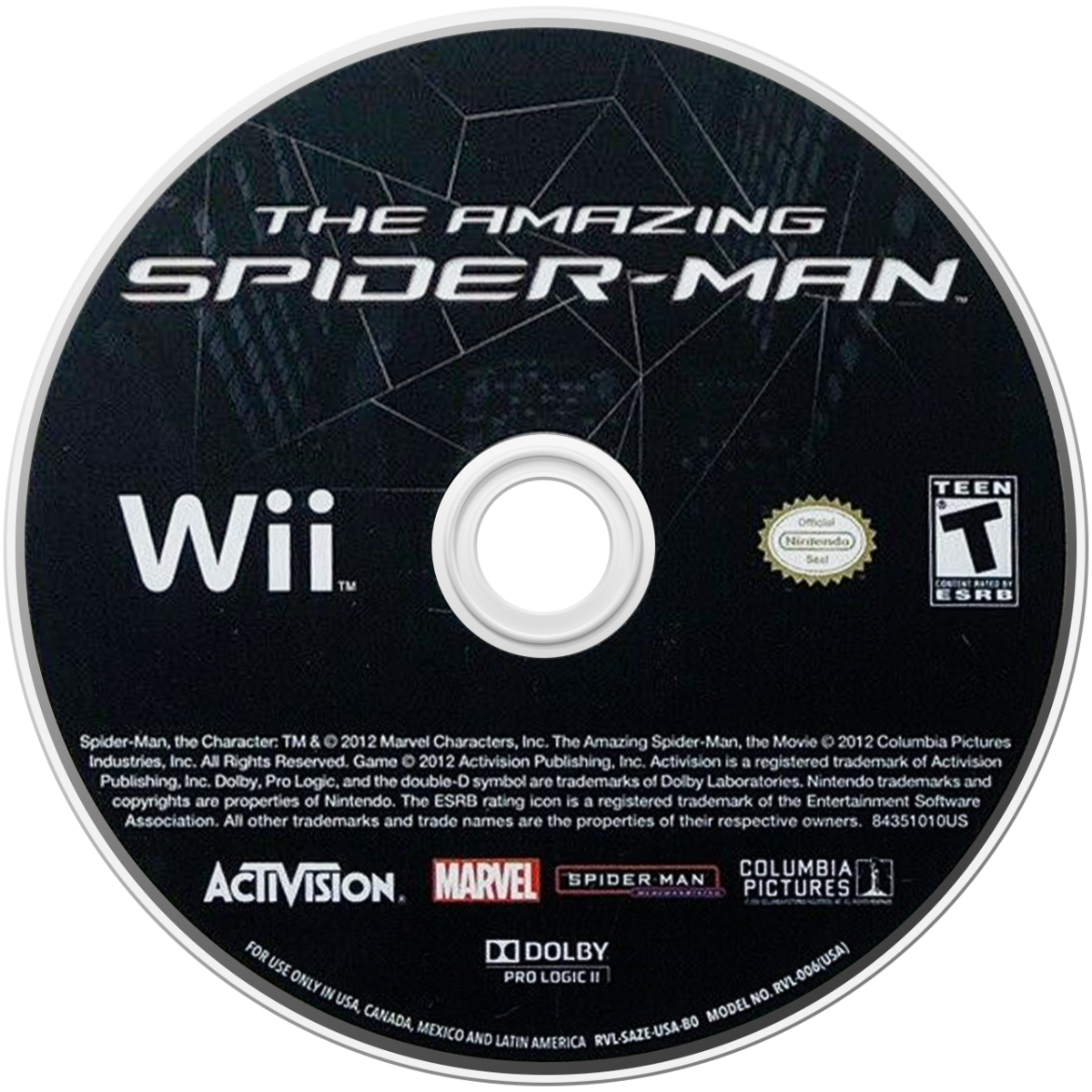 The Amazing Spider-Man Nintendo Wii for action adventure video game fans featuring Spider-Man web swinging combat superhero missions New York City exploration wall crawling acrobatic attacks villains puzzle solving and motion control gameplay collectible gaming appeal disc