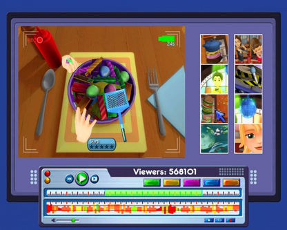 I Carly Nintendo Wii gameplay for fun mini-game baased retro video game 