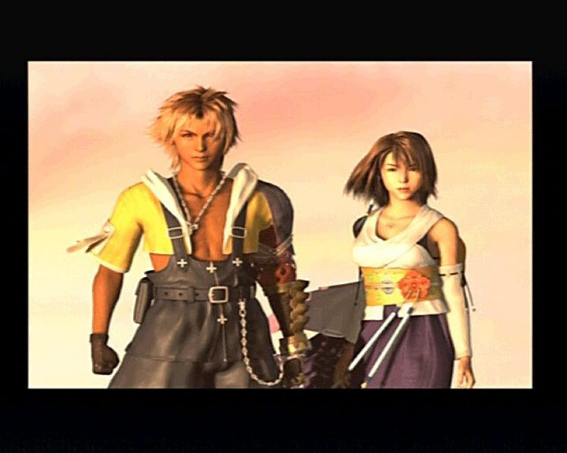 Final Fantasy X gameplay for PlayStation 2 (PS2) fantasy role-playing adventure video game