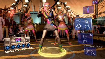 Dance Central 2 for Xbox 360 rhythm dance video game featuring full body Kinect motion tracking competitive dance battles multiplayer modes and high energy music driven gameplay experience gameplay