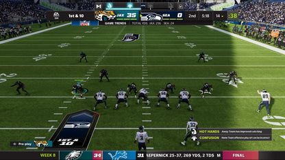 Madden NFL 22 for Xbox Series X (XSX) at Gamers INC, featuring the next-generation football experience powered by Dynamic Gameplay and Gameday Atmosphere, with enhanced AI, realistic player movement, and deeper "Face of the Franchise" and "Franchise Mode" features that bring every NFL Sunday to life in stunning 4K detail and lightning-fast loading speeds gameplay screenshot