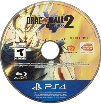 Dragon Ball Xenoverse 2 [Deluxe Edition] – PlayStation 4 (PS4) video game disc, fighting RPG by Bandai Namco Entertainment