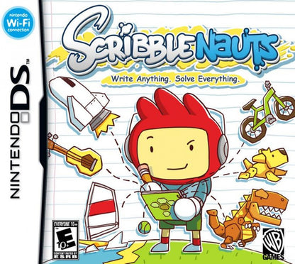 Scribblenauts cover art for Nintendo DS (DS) puzzle action video game